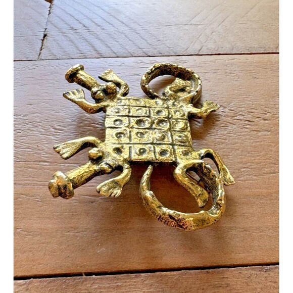 Vintage Alva Museum Replica Alligator Pin Brooch Used - Picture 3 of 13